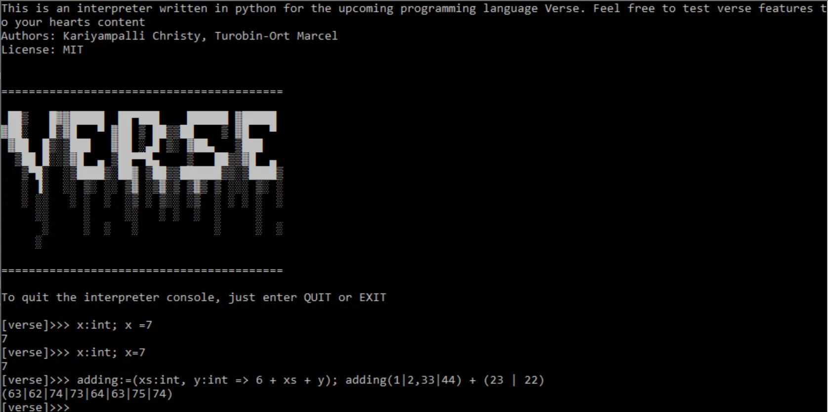 console script